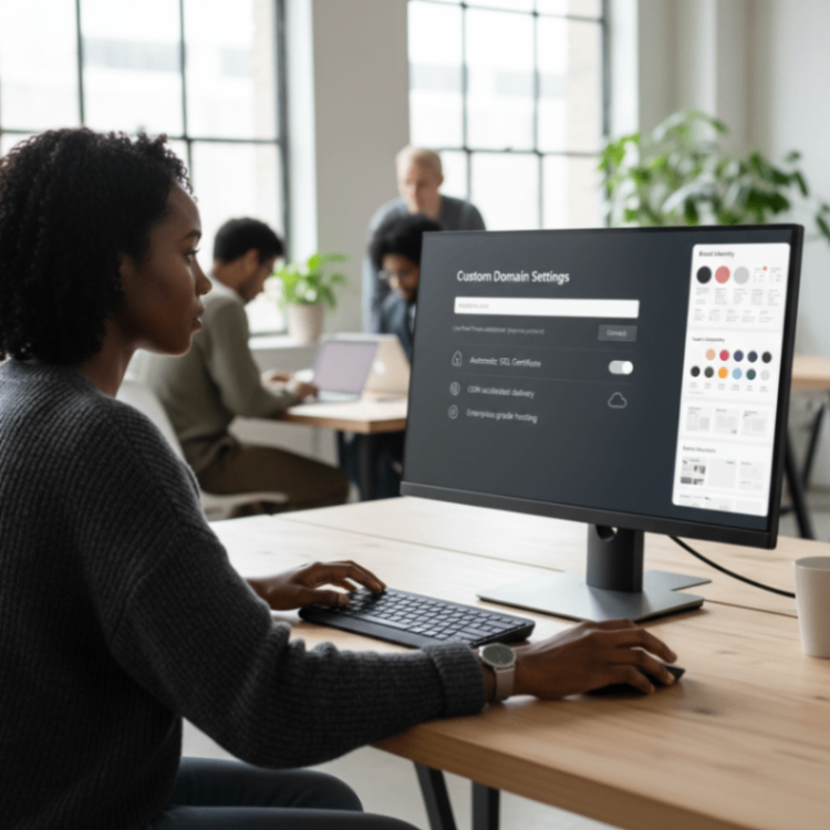 Custom Domain Settings Panel
